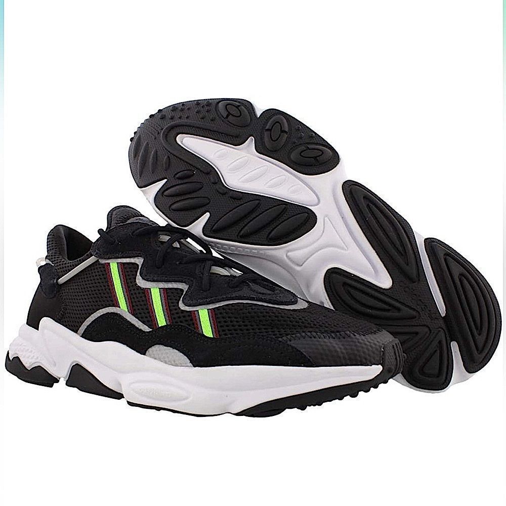 adidas Ozweego Sneakers Black Solar Green Shoes Size Men’s 5.5 Women’s 6.5 NWT